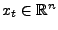 $ x_{t}\in \mathbb{R}^{n}$